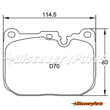 Carbotech CT1609A BMW M4 Brake Pads